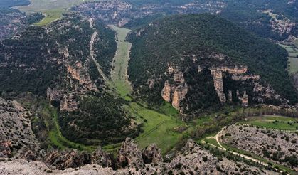 Uşak Ulubey kanyonlarına 150 metrelik dev kaydırak yapılıyor