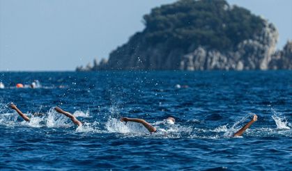 Marmaris ve Fethiye'de yüzme şampiyonası heyecanı