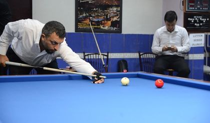 UŞAK'TA BİLARDO TURNUVASINA BÜYÜK İLGİ