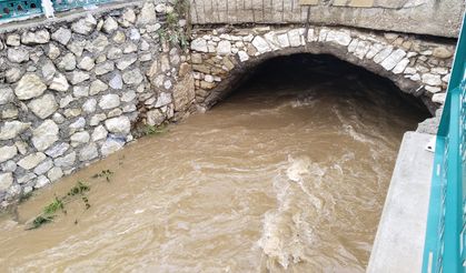 Uşak’ın Dokuzsele deresinde taşma riski