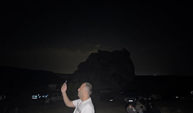 Uşak, Kütahya ve Eskişehir'den ziyaretçi çeken Frigya ve Aizonai'de meteor yağmurları gözlemlendi