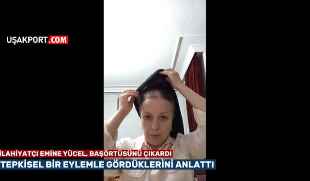 İlahiyatçı Emine Yücel, canlı yayında başörtüsünü tamamen çıkardı