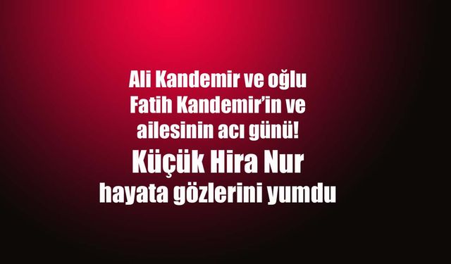 Uşaklı Fatih Kandemir'in acı günü!