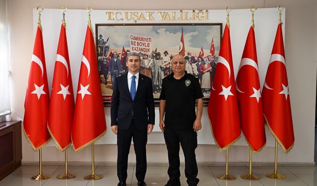 Uşak İl Emniyet Müdürlüğü'nde görev değişimi! Mehmet Ali Kolcu kente veda ediyor