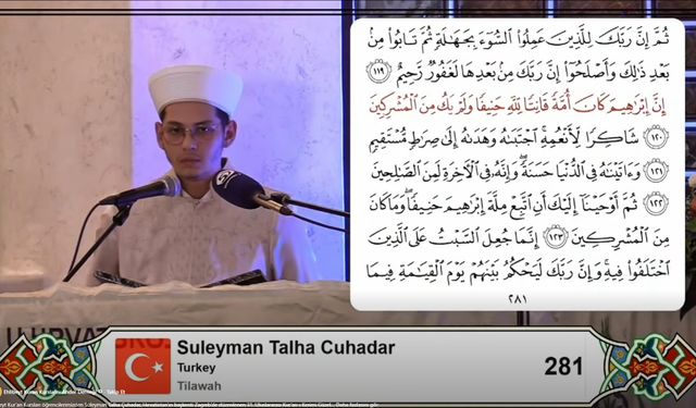 Uşaklı Süleyman Talha Çuhadar babası gibi dünya birincisi oldu