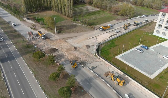 Kütahya’da Adliye Kavşağı yapımı çalışmalarına başlandı