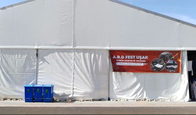 Uşak'ın işlek yeri Atapark'ta Sosyete Pazarları eksik olmuyor!