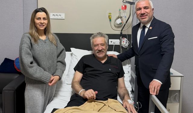 Uşak'ın tanınmış kadın ve doğum uzmanı Akif Şanlı ameliyat oldu