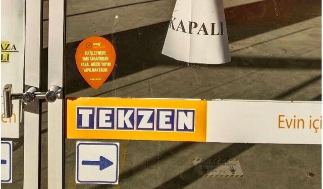 Uşak'ta 14 yıldır çalışan yapı mağazası tamamen kapandı