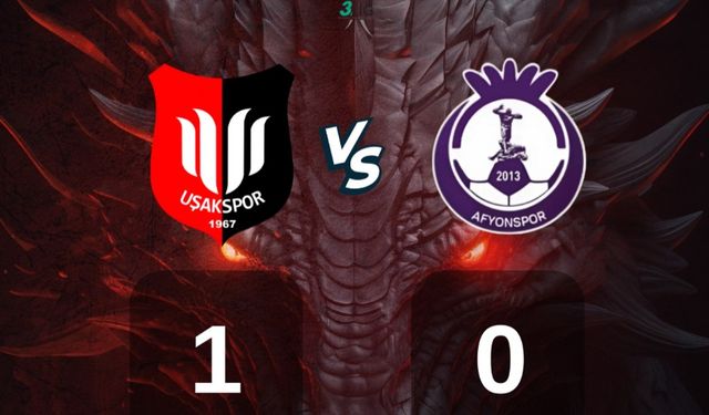 Afyon'u yenen Uşak, iddiasını sürdürüyor!