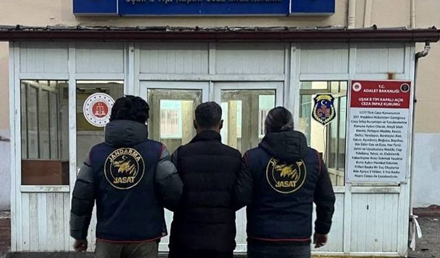Uşak İl Jandarma Komutanlığı'nın yaptığı çalışma sonucu 31 kişi tutuklandı