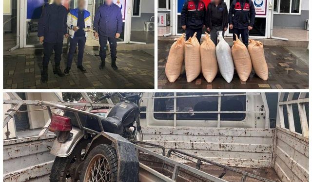 Uşak'taki jandarma ekipleri güvercin hırsızlarının aralarında bulunduğu 20 kişiyi yakaladı!