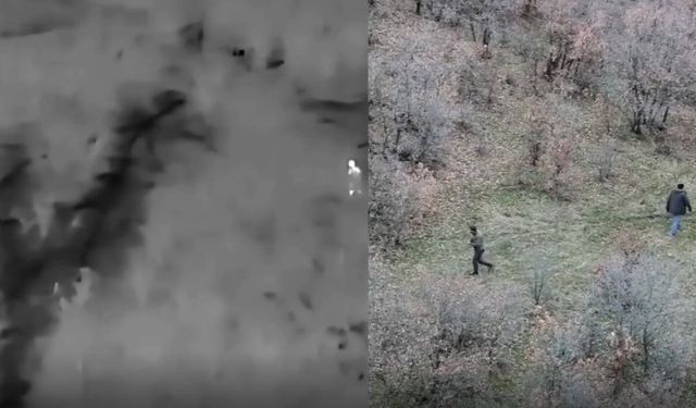 Uşak'ta yasa dışı avlananlar termal dronla yakalandı