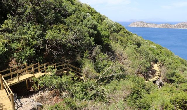 Marmaris Karia Yolu ve Phoneix Ekoturizm alanı projesi kapsamında çalışmalar bitiyor