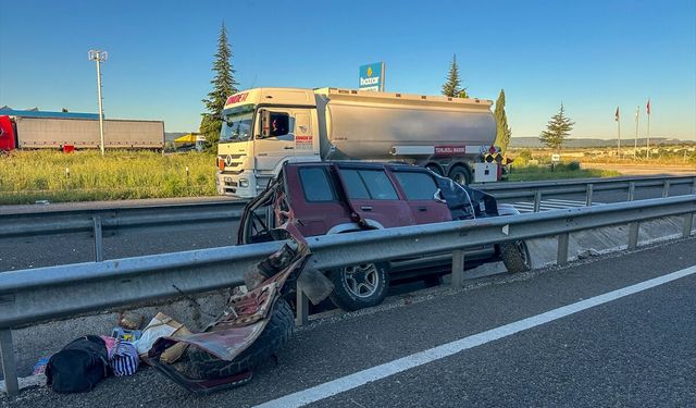 Uşak OSB dolaylarında feci kaza! 1 kişi yaşamını yitirdi