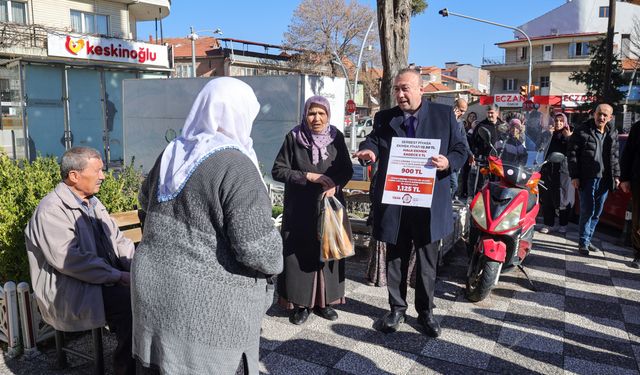 Uşak'ta emekliye 1000 TL de mazide kalan sözler arasındaki yerini koruyor!