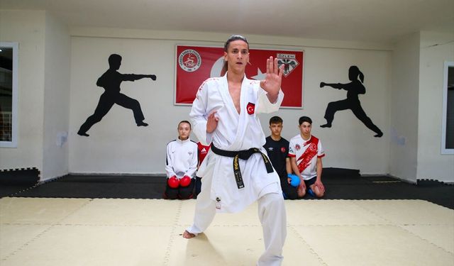 Antalya'dan Uşak'a annesiyle karate için geldi! Şimdi dünya şampiyonluğunu hedefliyor