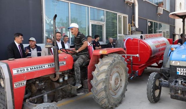 Kütahya Belediyesi'nden uzaktaki mahallelere yangınlara müdahale için tanker