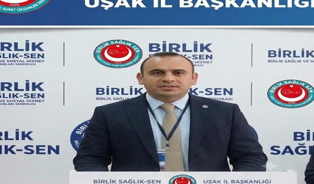 Uşak İl Başkanı Şentürk, emekli ve kamu çalışanlarının maaş sorunlarına vurgu yaptı