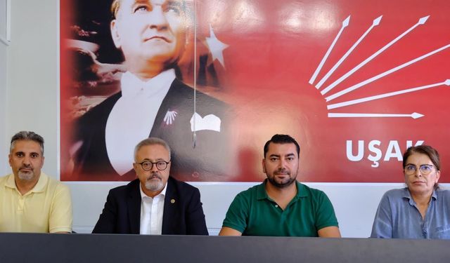 CHP Uşak İl Başkanı, Uşak'taki 63 bin öğrencinin mağduriyetlerine değindi