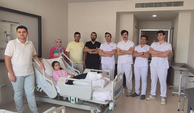 Uşak'ta diyabet hastası bir çocuğa ortopedik ameliyat yapıldı