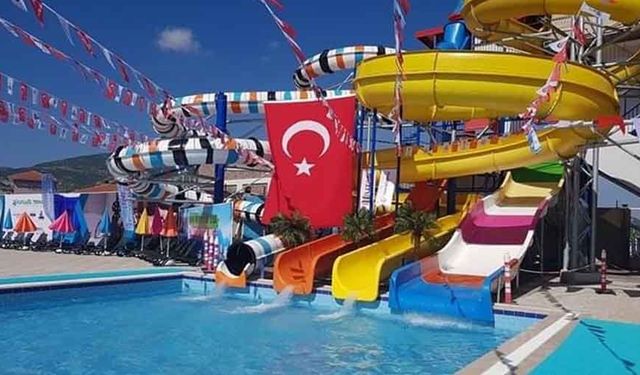 Uşak Belediyesi'nin Kayağıl Termal Tesisleri'nde Aqua Park hizmet vermeye başladı