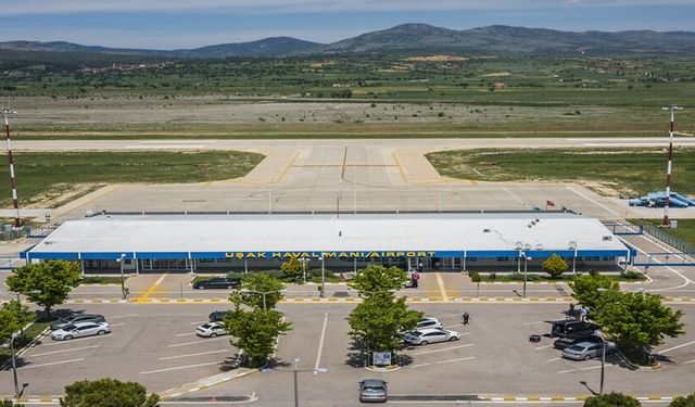 Uşak Havalimanı'ndan 1 yıl içinde 15 bin eğitim uçuşu gerçekleştiriliyor!