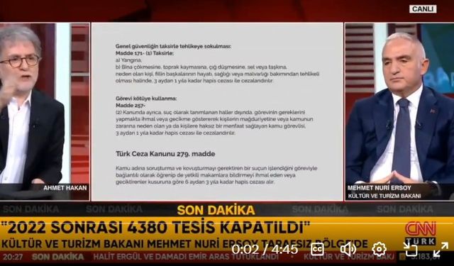 Kültür Bakanı Mehmet Nuri Ersoy: Bence yükümlüler!