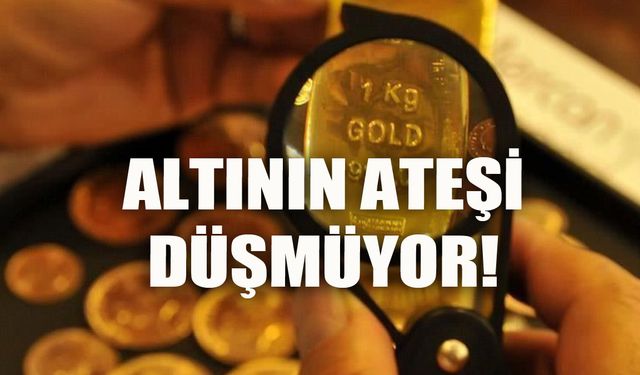 Altının onsuyla beraber, Türkiye'de de gram altın fiyatları zirveye doğru gidiyor