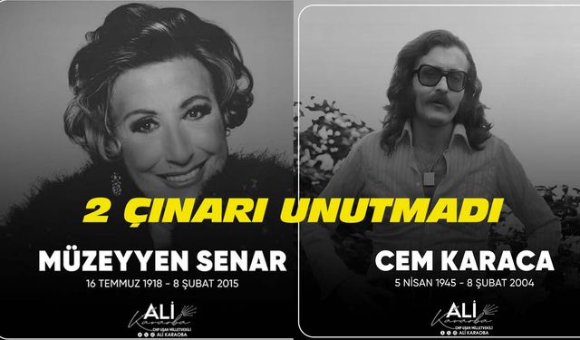 Uşak Milletvekili, Cem Karaca ve Müzeyyen Senar'ı unutmadı!