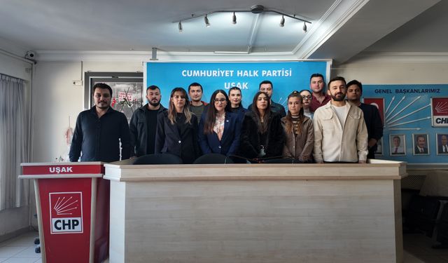 CHP Uşak İl Gençlik Kolları: Onurhan Alp Avşar istifa etmedi, 500 kişinin istifa ettiği de doğru değil!