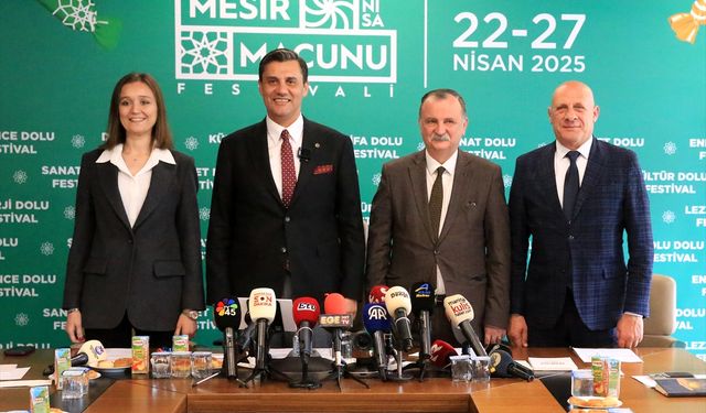 Manisa'da mesir macunu için "Enerji Dolu Festival" sloganı