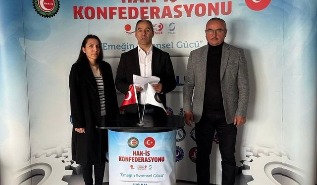 HAK-İŞ, 1 Mayıs'ta emekçi için tek ses ve tek yürekle meydanlarda