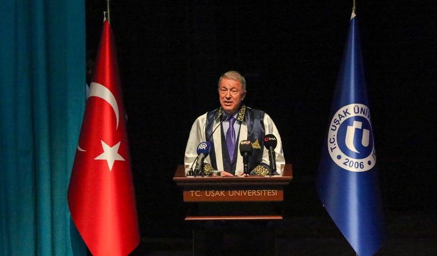 Uşak'ta konuşan Hulusi Akar, Netanyahu'nun çete olduğunu ifade etti