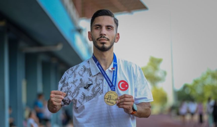 Uşak'ta atletizme başlayan genç, Olimpiyat Şampiyonluğunu hedefliyor
