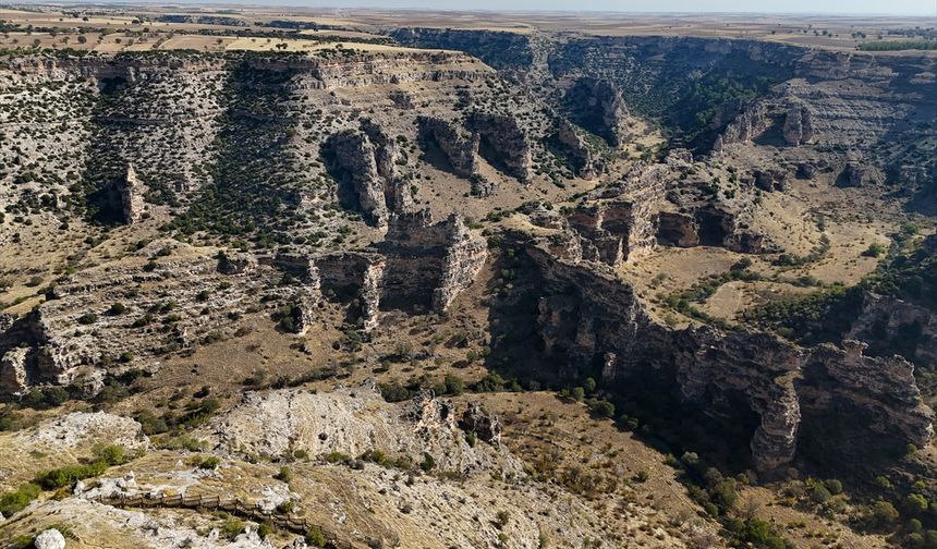 Uşak'ın Ulubey kanyonlarında yeni bir heyecan