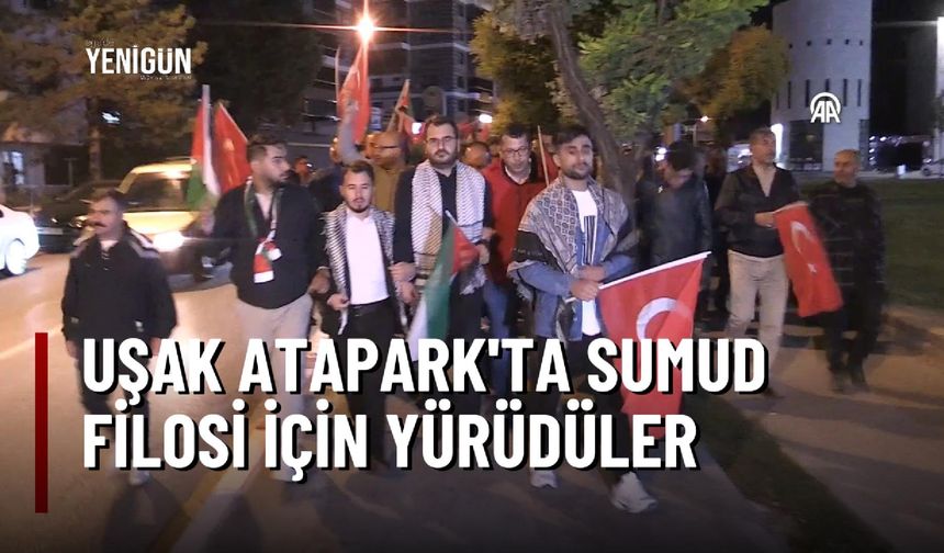 Uşak Atapark'ın çevresinde tepkilerini ortaya koydular