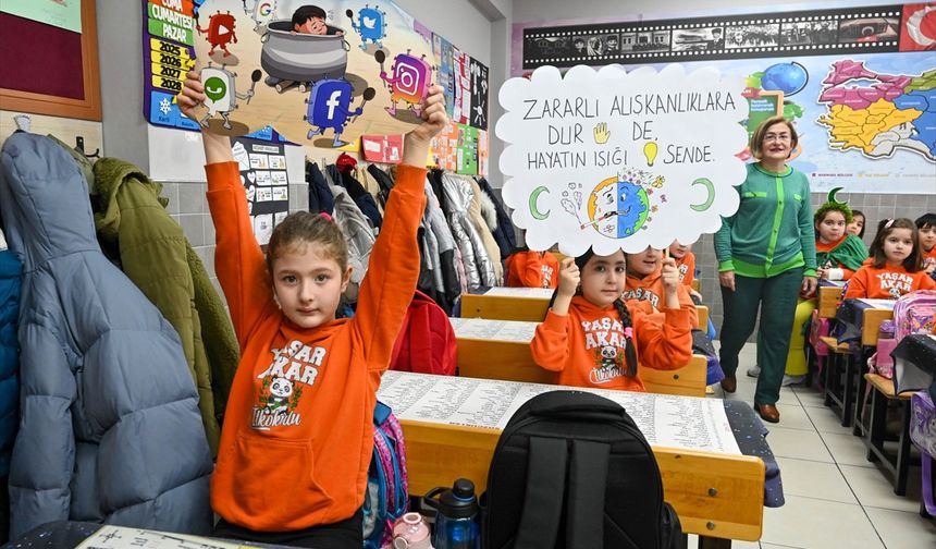 Uşak'ta bağımlılığa karşı çocukluktan itibaren eğitimler veriliyor