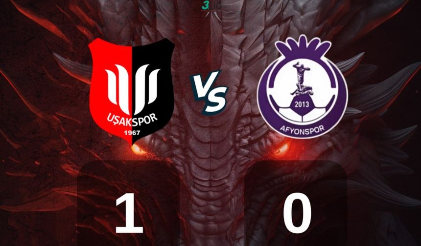 Afyon'u yenen Uşak, iddiasını sürdürüyor!