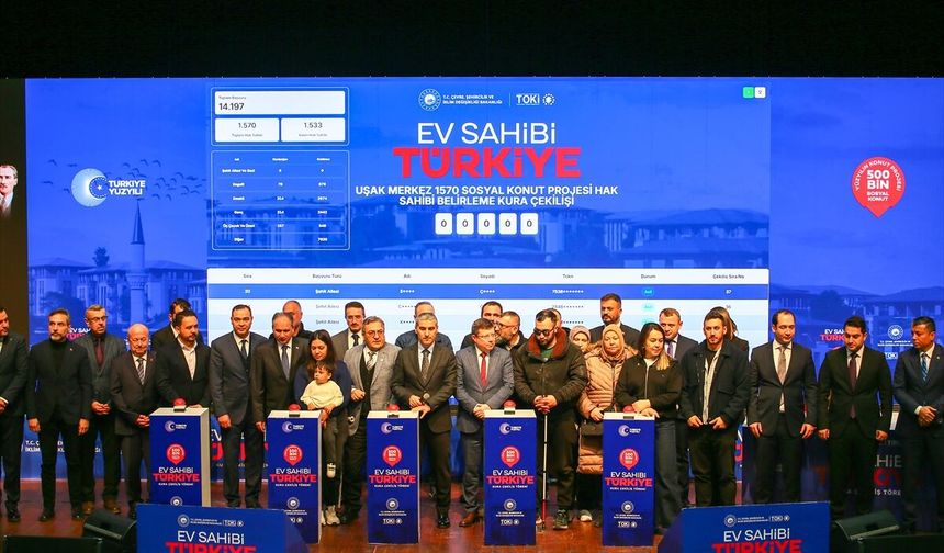 TOKİ, Uşak'a 28,7 milyar TL yatırım yaptı