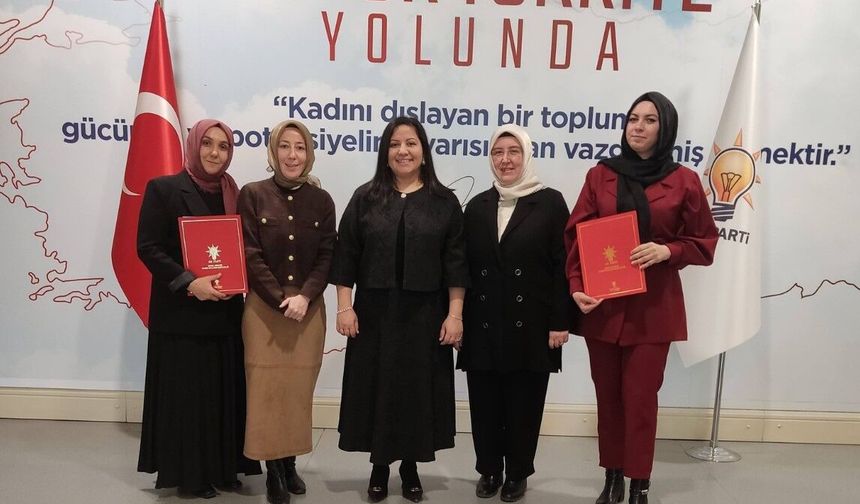 Uşak AK Parti'nin Banaz ve Sivaslı İlçe Kadın Kolları Başkanları değişti