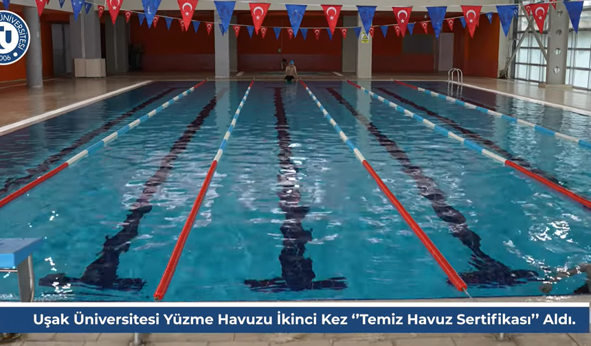 Uşak'ta girilecek en temiz havuz!