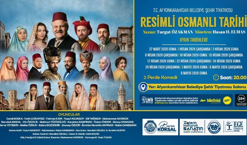 Afyon'daki oyunu Uşaklı tiyatro severler de izleyebilir!