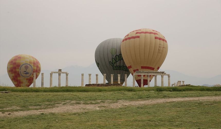 Uşak'ın komşusu Denizli'de uçan balonların yer aldığı antik kent: Laodikya!