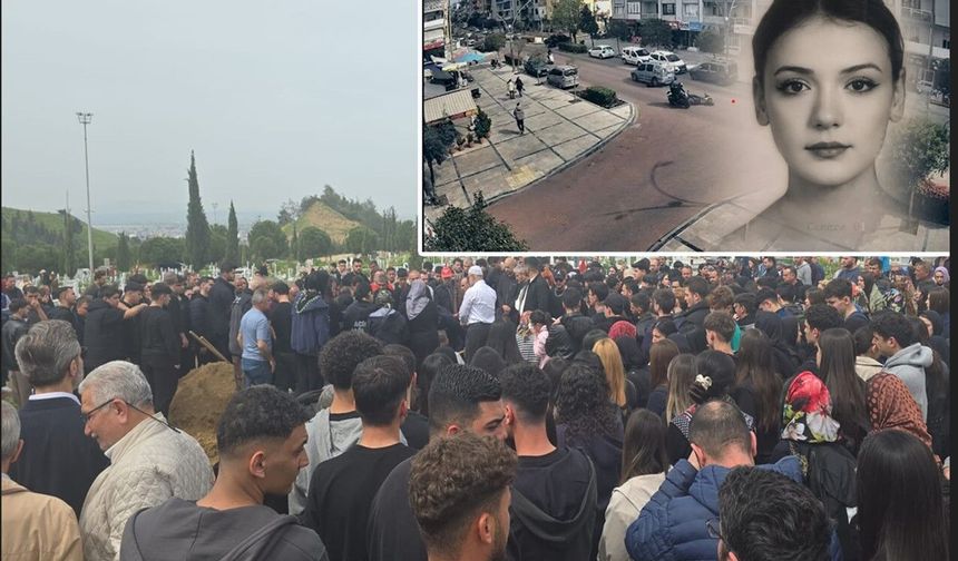 Uşak'ı da derinden üzen kazanın ardından, 17 yaşındaki Sude Gelen gözyaşlarıyla son yolculuğuna uğurlandı