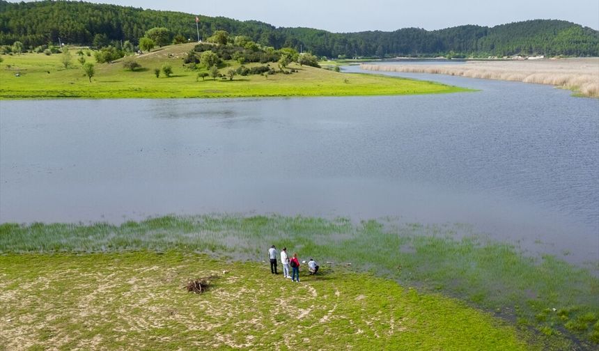 Uşak'a yakın mesafedeki Buldan Yayla Gölü'nün doğal güzellikleri