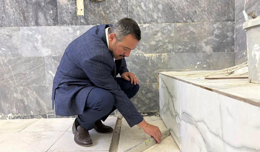 Banaz'ın komşusu Sandıklı'daki Hüdai Kaplıcaları yenileniyor