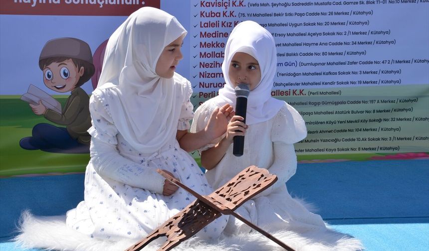 Kütahya'da yaz Kur'an kurslarında bitirme programı düzenlendi