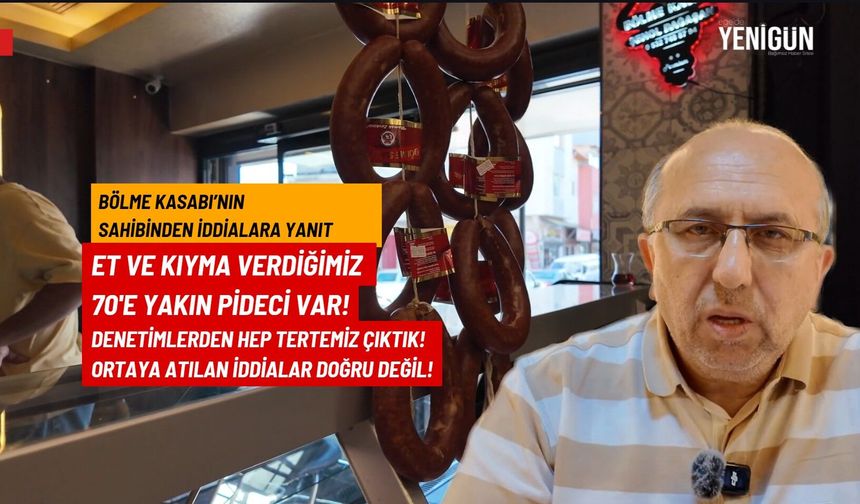 Uşak'ın Bölme Kasabı'nın sahibi net konuştu! Bugüne kadar hiçbir sıkıntı olmadı