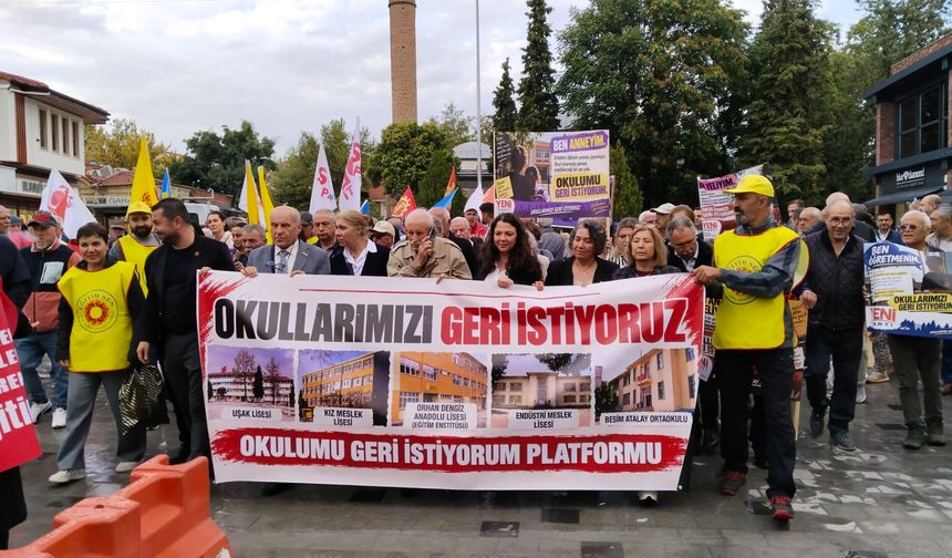 Uşak Okulumu Geri İstiyorum Platformu, Uşak Lisesini eski yerinde istiyor